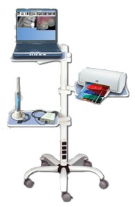 Dentamerica Mobile Multi-Tier Adjustable Tray Stand Dental Cart