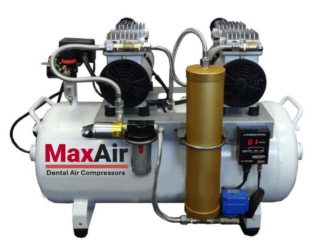 MaxAir Model 414 OilLess Dental Air Compressor