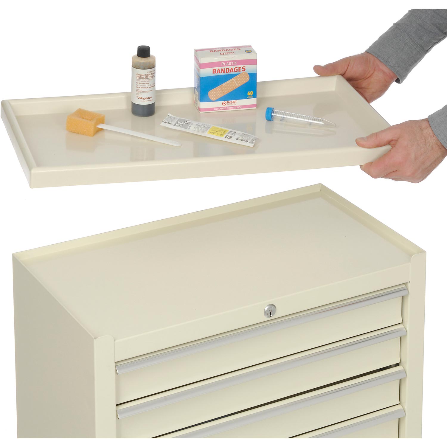 Classic 5 Drawer Medical Dental Cart 