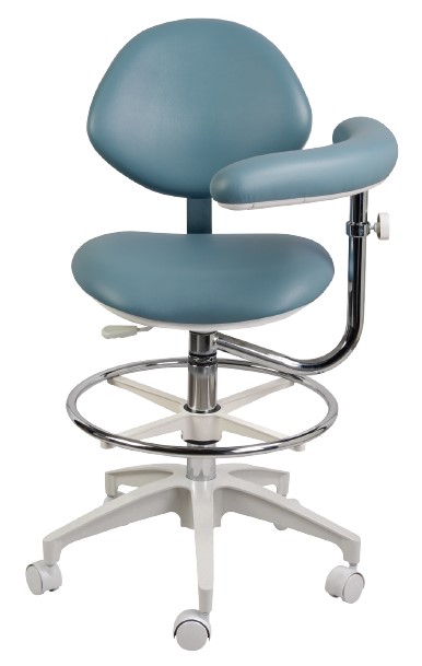 RimoStool STS1101BK Classical Plus Dental Assistant Stool