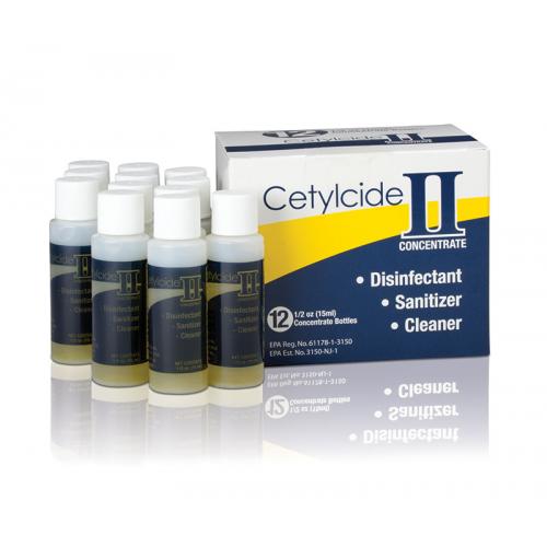 Cetylcide II Concentrate Hard-Surface High-Level Hospital Disinfectant, Virucide, Fungicide, Germicidal