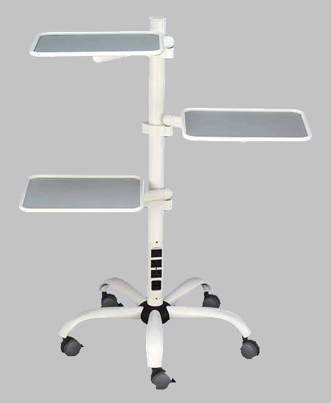 Dentamerica Mobile Multi-Tier Adjustable Tray Stand Dental Caddy