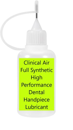 Clinical Air Full Synthetic High Performance Dental Handpiece Lubricant 1 oz # CLA101