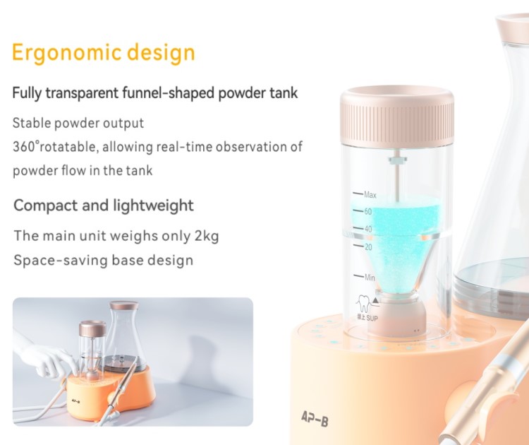 Woodpecker AP-B Dental Air Polisher And Scaler Tank