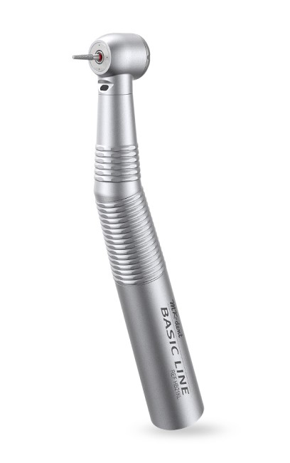 MK-dent Basic Line Turbine HB21KL, Standard Head, with Light, Quattro Spray, for KAVO Connection, Chrome Coating HighSpeed Handpiece