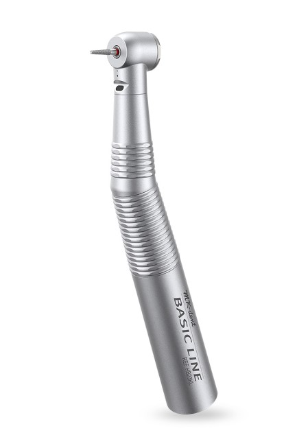 MK-dent Basic Line Turbine HB23KL, Mini Head, with Light, Quattro Spray, for KAVO Connection, Chrome Coating HighSpeed Handpiece