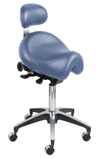 RimoStool DRS5015BK-W Saddle Doctor Stool