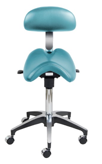 RimoStool DRS5112BK Sleek Saddle Doctor Stool