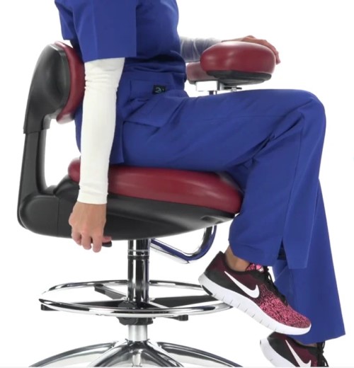 Crown Seating Aurora C140AB Assistant Saddle Stool