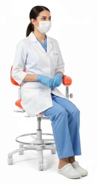 Crown Seating Pinnacle C180ABT Assistant Saddle Stool