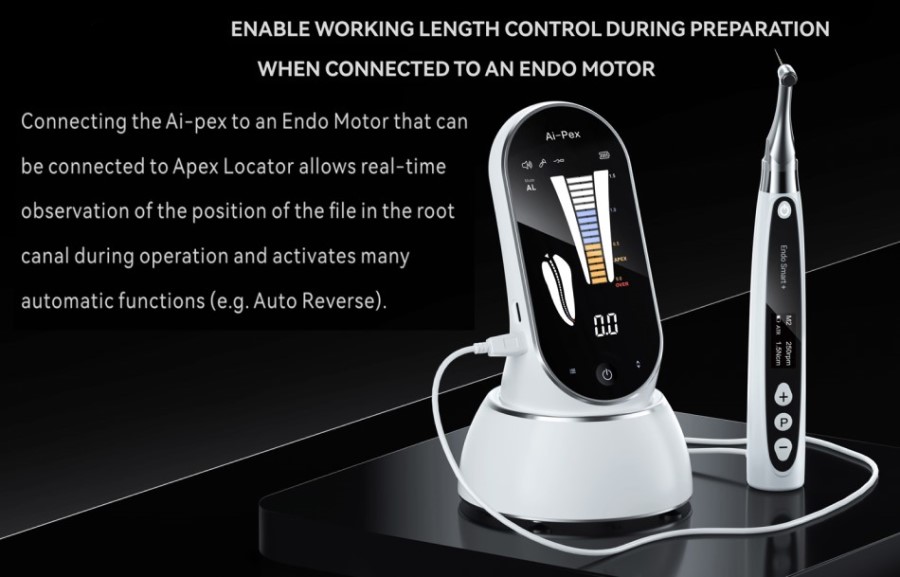 Woodpecker Ai-Pex Multi-Frequency Dental Apex Locator and Pulp Tester