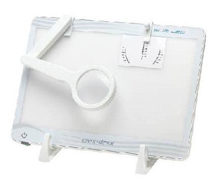 Dental Medical Slim X-Ray Viewer W/ Magnifier 
