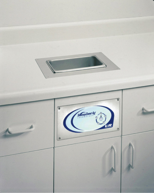 L and R SweepZone 360R Recessed Ultrasonic Cleaner Machine