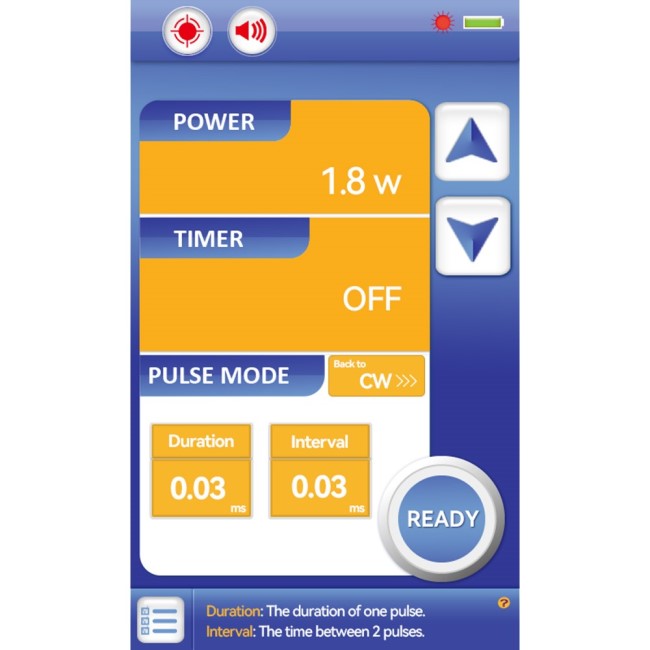 Photon EXE Soft Tissue Dental Laser LCD Screen