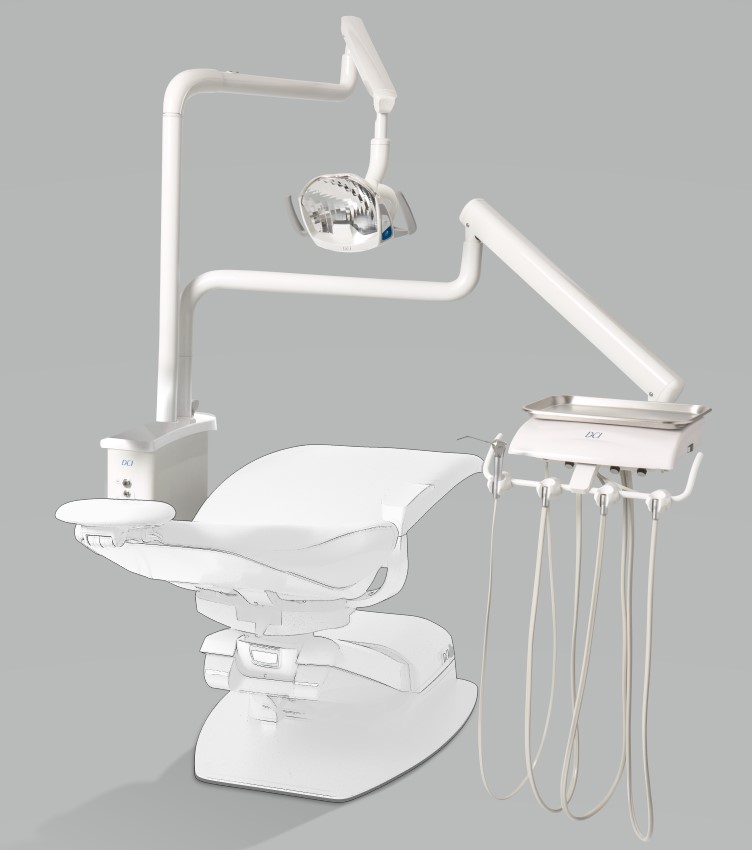 DCI RO4050 Reliance Over the Patient Automatic Dental Delivery Unit with PMU, Gray