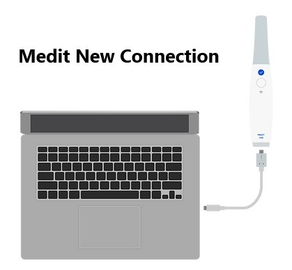 Medit i700 Dental Digital Intraoral Scanner Connection