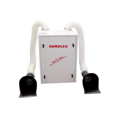 Handler 60UFC Dual Bench Top Work Station Dust Collector style=