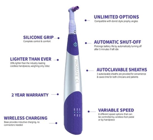 ProMate™ CL Cordless Hygiene Handpiece