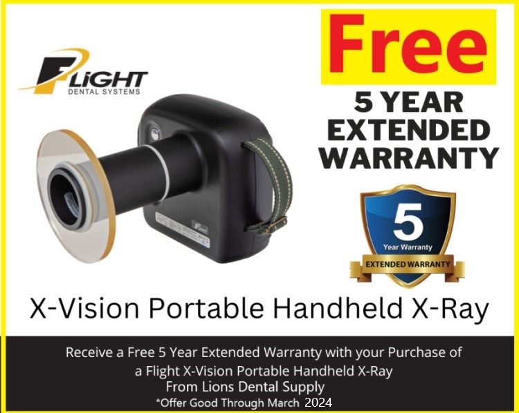 Flight X-Vision Handheld Dental X-Ray Free 5 Year Warranty