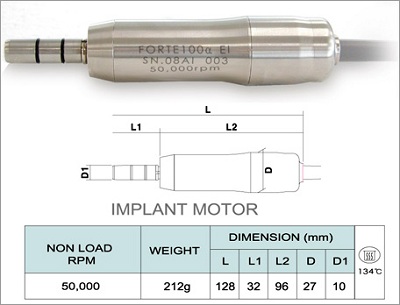  X Cube 2.0 Implant Motor E Type