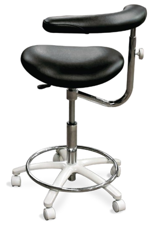 Model 2065 Dental Assistant Stool Contoured Seat