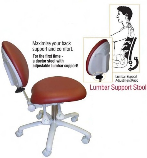  Galaxy Model 2250 Doctor Lumbar support stool 