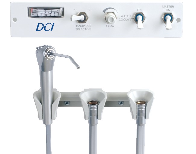 DCI 4400 Panel Mount Manual Dental Delivery Control Unit for 2 Handpieces