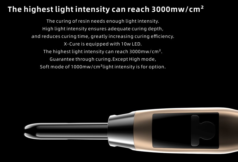  Woodpecker X-Cure 1s Broad Spectrum Dental LED Curing Light