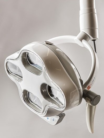 Flight Dental Systems Gcomm IRIS Single LED Track Dental Operatory Light System